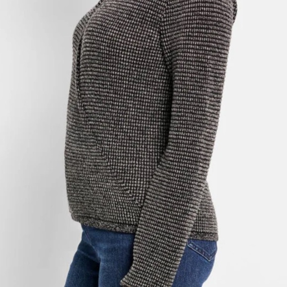 Nic & Zoe Knit Cardigan Sweater black white New size small - Picture 3 of 16